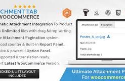 Attachment Tab For Woocommerce