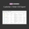 WC Customer/Order CSV Export