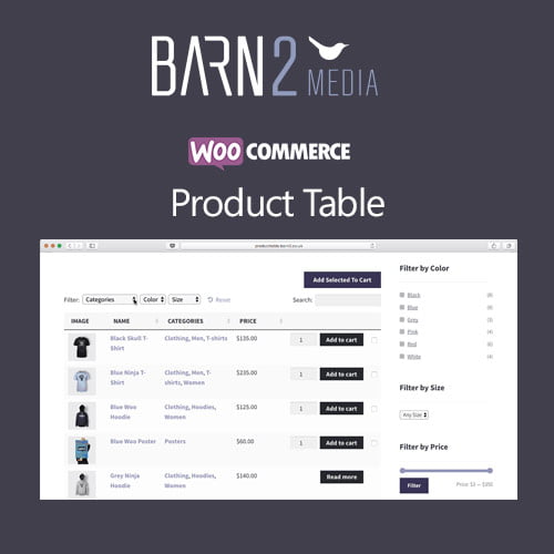 WooCommerce-Product-Table WooCommerce Product Table