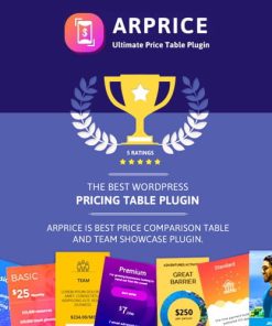 ARPrice – Responsive WP Pricing Table Plugin