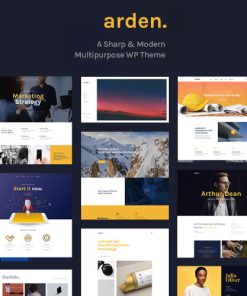 Arden – A Sharp & Modern Multipurpose WP Theme