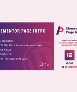 Page Intro for Elementor WP Plugin GPL