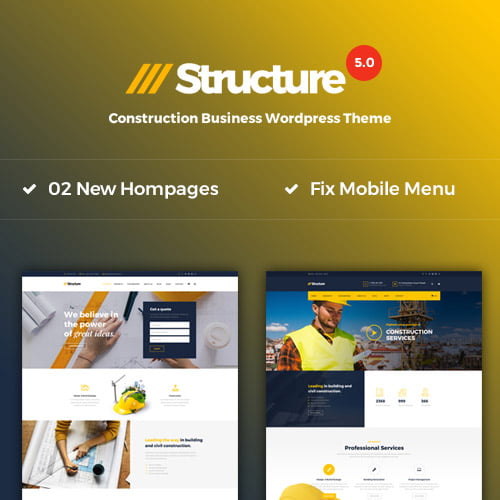 Structure-Construction-WordPress-Theme Structure – Construction WP Theme