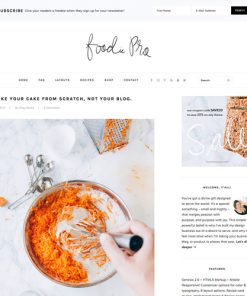 StudioPress Foodie Pro Genesis WP Theme