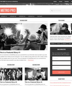 StudioPress Metro Pro Genesis WP Theme