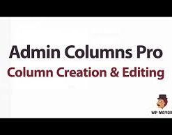 Admin Columns Pro GPL