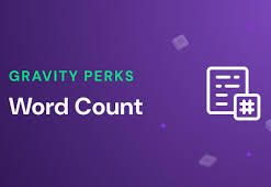 avity Perks Word Count Addon
